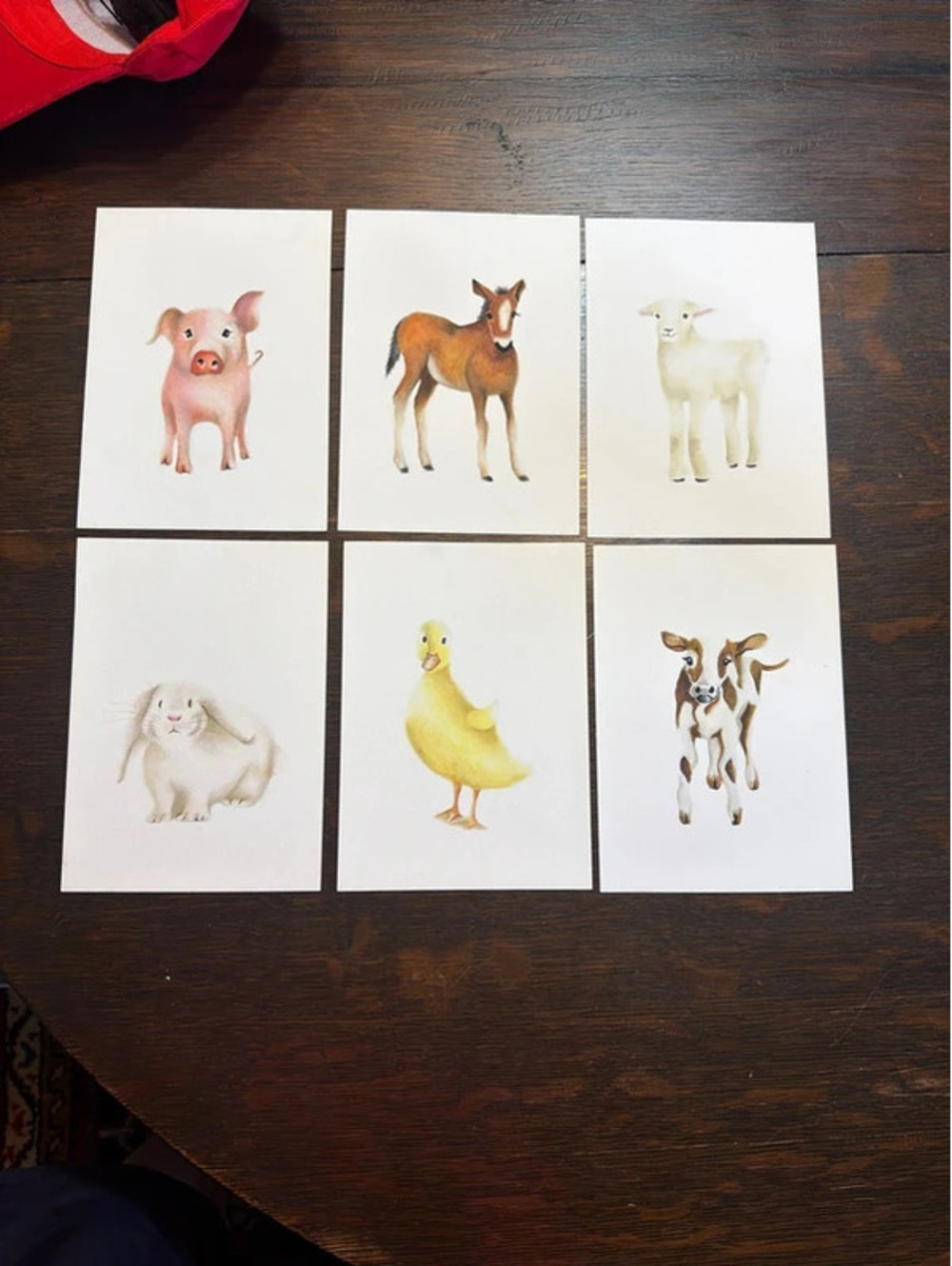 Farm Animal Nursery Art Prints – Set of 6